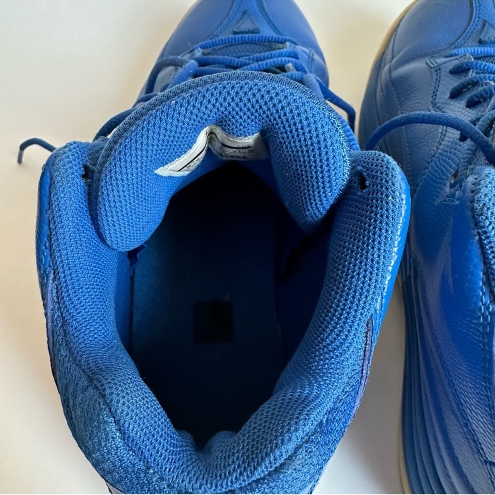 Jordan Jumpman Team 1 Sport Blue/White-Black Lace Up Sneakers - Picture 6 of 15